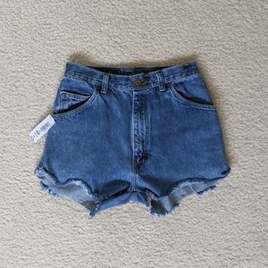 NWT Wrangler High-Waisted Jean Cut Off Shorts XS
